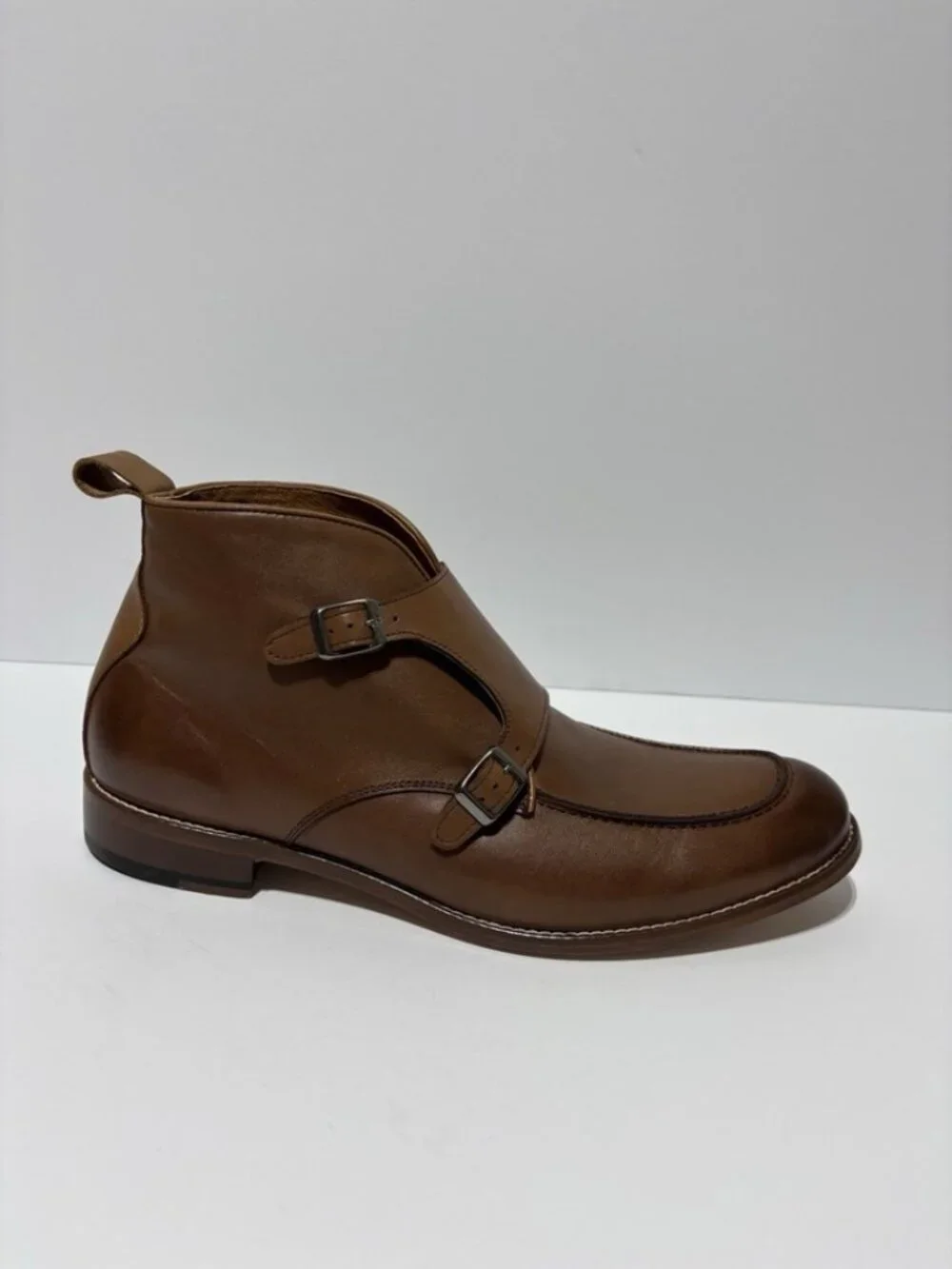 Penny Luck Men’s Carnegies Monk Strap Chukka Boots, Size 13 M